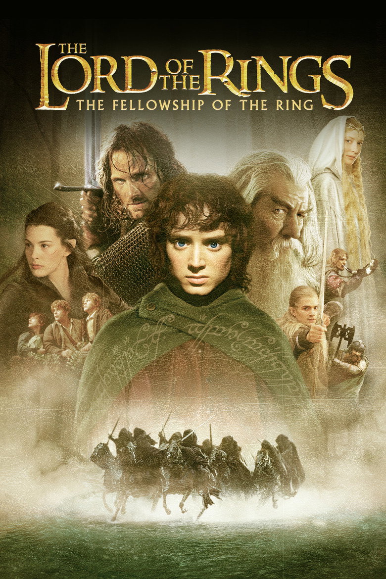 The Lord of the Rings: The Fellowship of the Ring 2001 movie poster