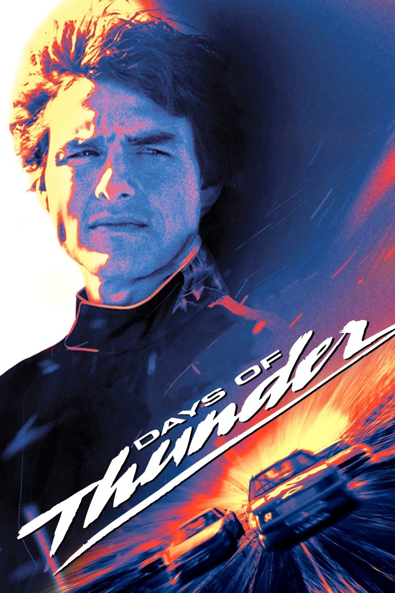Days of Thunder 1990 movie poster