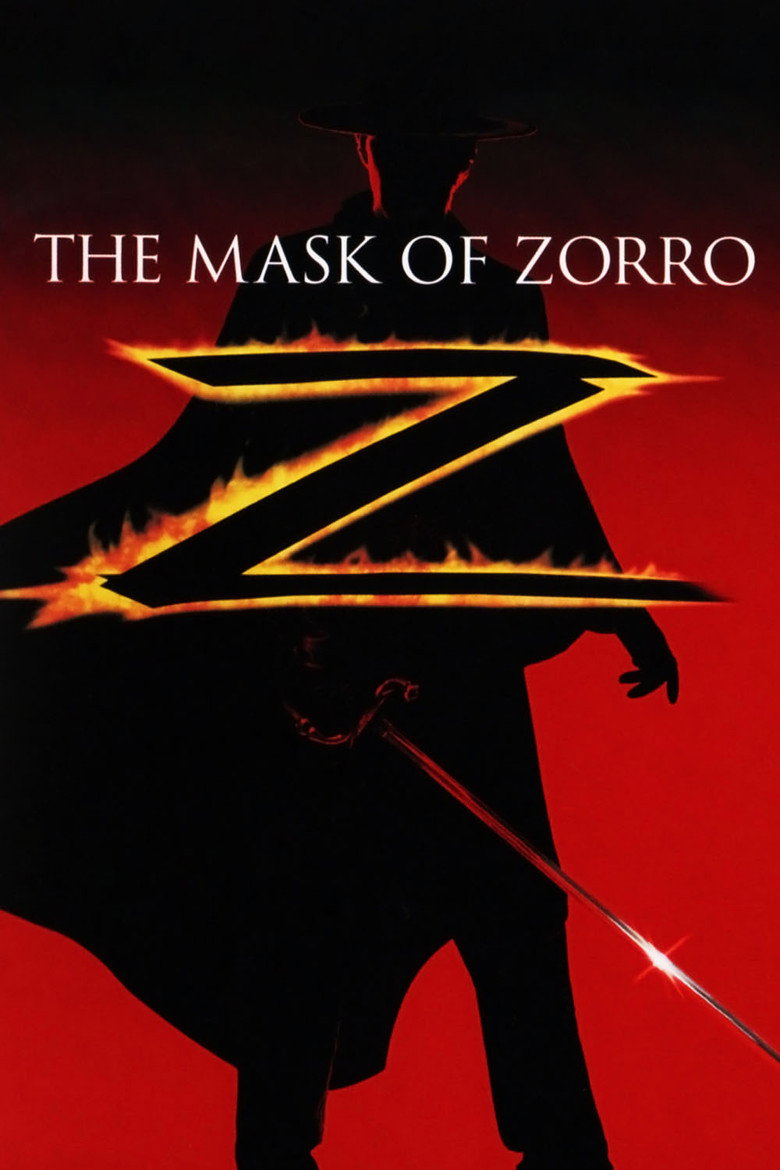 The Mask of Zorro 1998 movie poster
